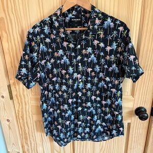 Bonobos Slim Fit Casual Short Sleeve Shirt. Size Large.